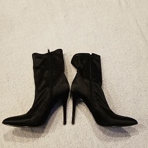 Sock bootie high heels